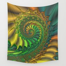 Dragon’s Lair - Fractal Art Wall Tapestry