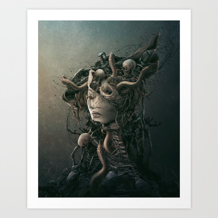 Skull Queen 016 Art Print