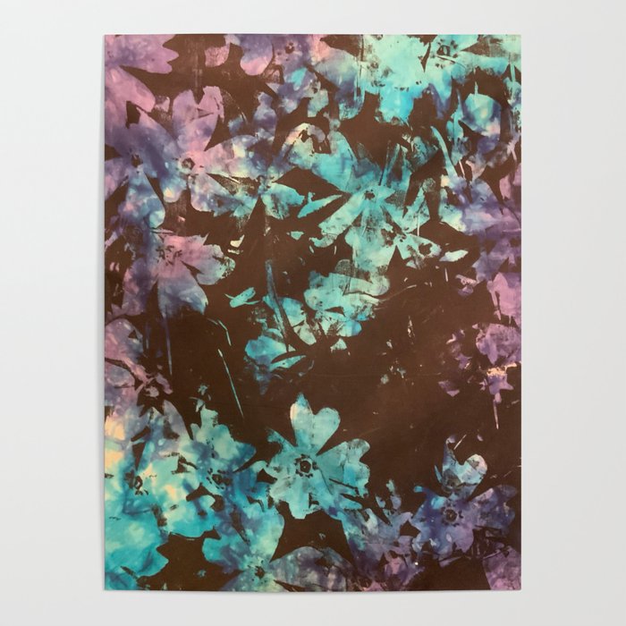 Weston Flowers, Tie Dye  Poster