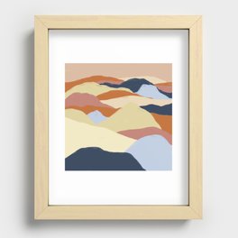 Desert Dunes 1 Recessed Framed Print