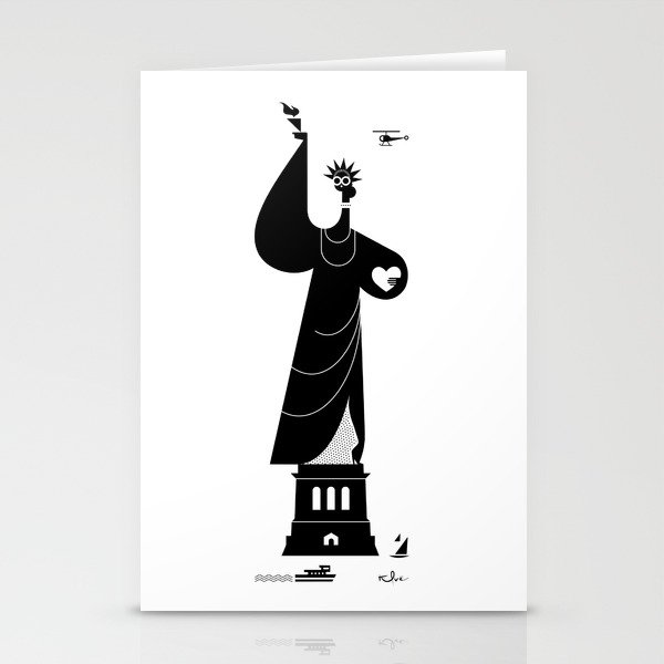 Lady Liberty Stationery Cards
