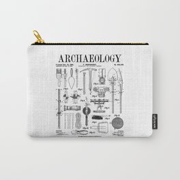Archaeologist Archaeology Student Field Kit Vintage Patent Carry-All Pouch