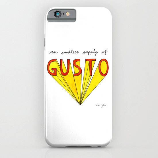 an endless supply of gusto iPhone & iPod Case