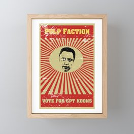 Pulp Faction: CPT. Koons Framed Mini Art Print