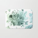 Simply Succulent Garden In Turquoise Green Blue Gradient