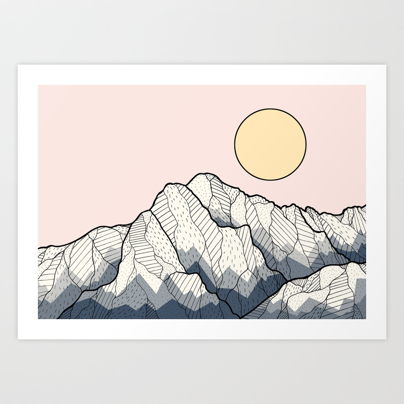 Рисунок минимализм акрилом