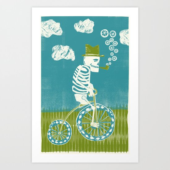 Se muere por las bicicletas Art Print