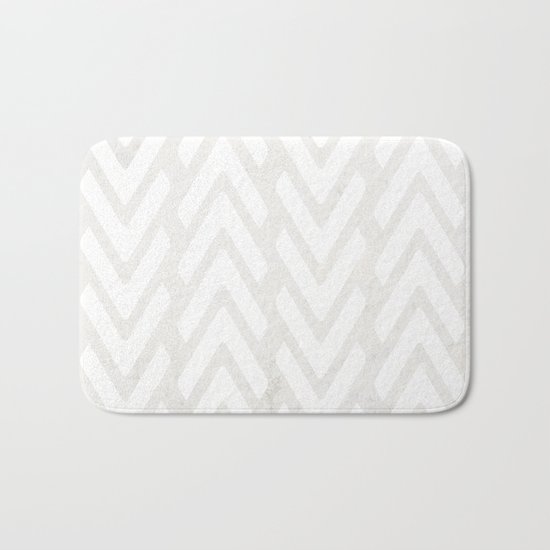 Chevron Tracks Bath Mat