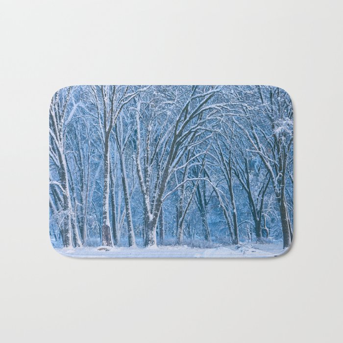 White Forest Bath Mat