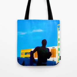 Marathon Runner Tote Bag