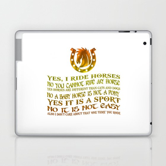 The Best Horse Ever! Laptop & iPad Skin