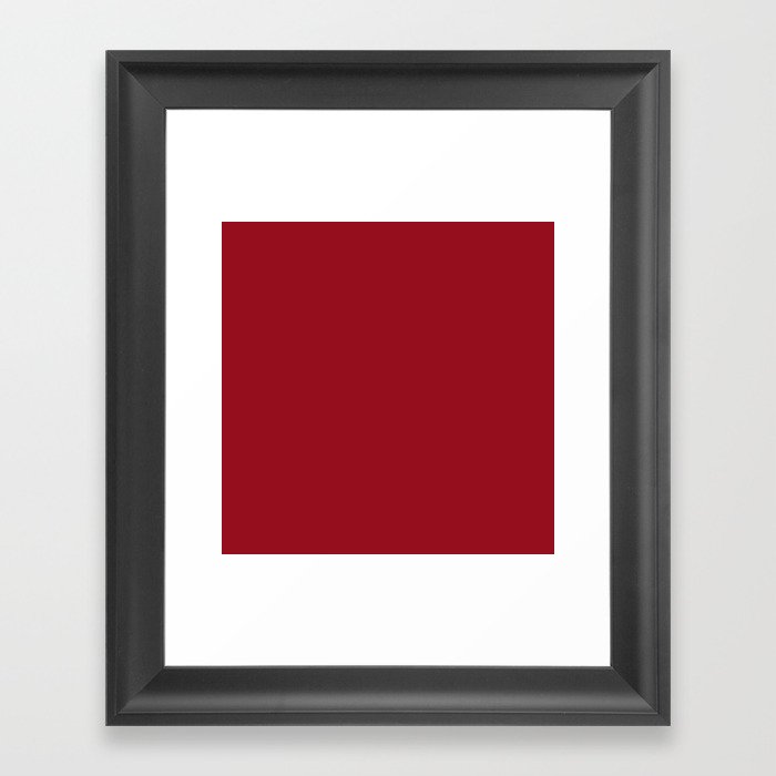 Sacred Scarlet Framed Art Print