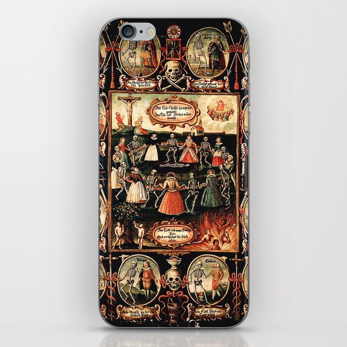 Hans Holbein - The dance of death iPhone Skin