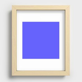 Monochrom  blue 85-85-255  Recessed Framed Print