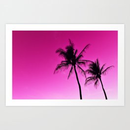 Pink Aloha Art Print