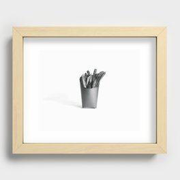 french fries Recessed Framed Print