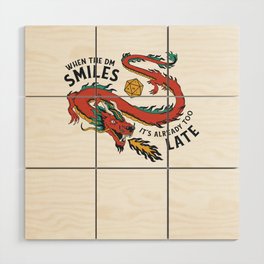 Funny Dungeon Master Quote Wood Wall Art