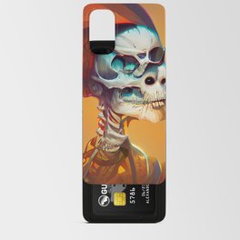 Fiery Skull Android Card Case