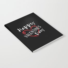 Greetings Word Art Lines Hearts Day Valentines Day Notebook