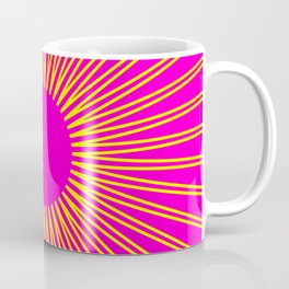 sun with pink background Mug