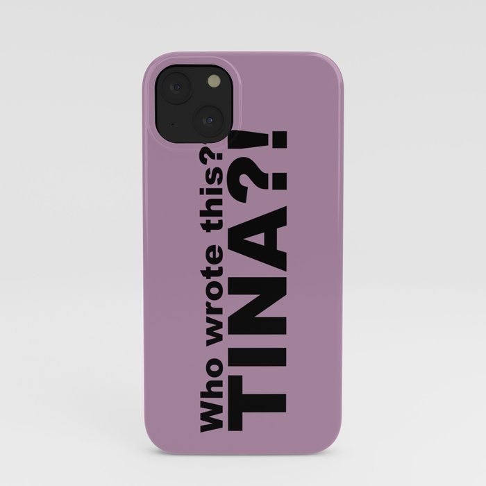 Who Wrote This?! iPhone Case