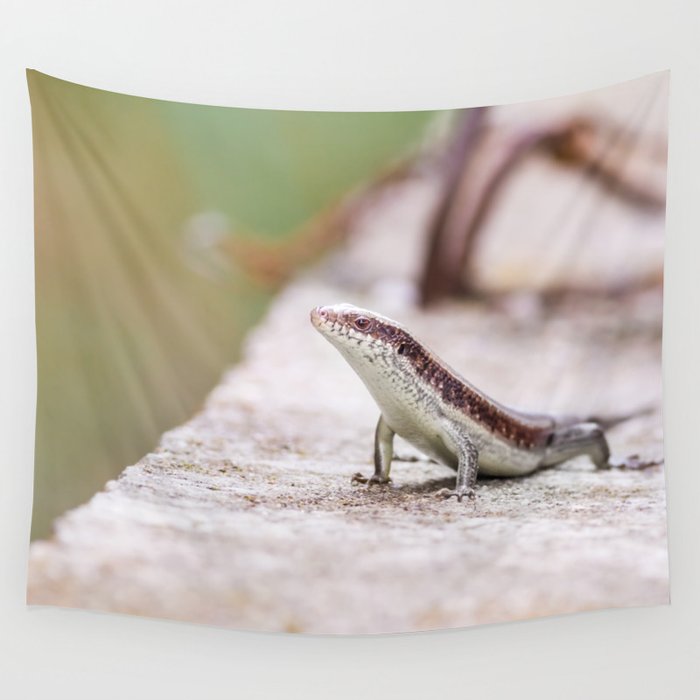 salamander stands tall Wall Tapestry by Marcel Derweduwen Society6
