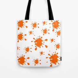 Splash Orange Stain Tote Bag