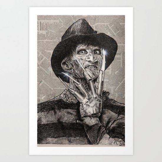 freddy krueger Art Print