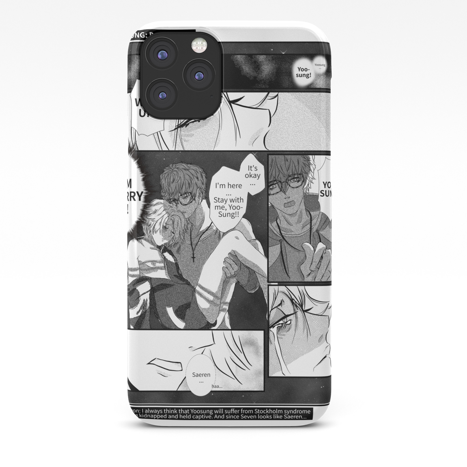 Mystic Messenger Yoosung Bad Ending Iphone Case By Pltarts