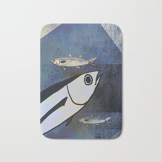 Tuna Fish and Others Bath Mat