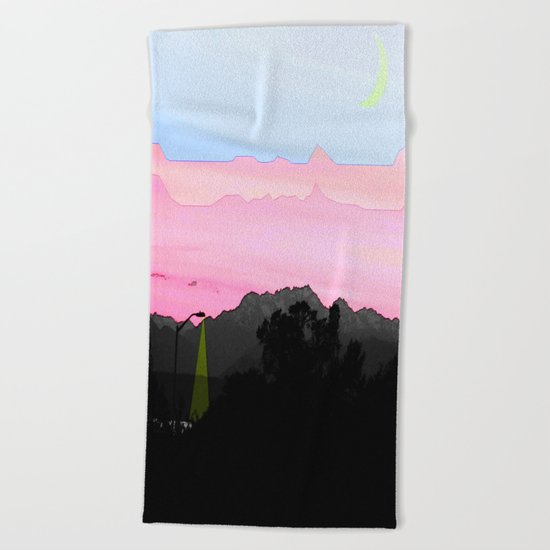 Illusion of Day Beach Towel