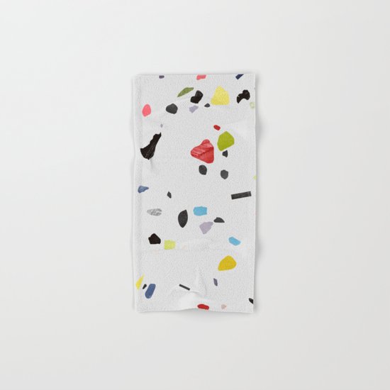 painted terrazzo 1 Hand & Bath Towel