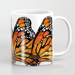 Watercolor Monarch Butterfly in Flight Coffee Mug