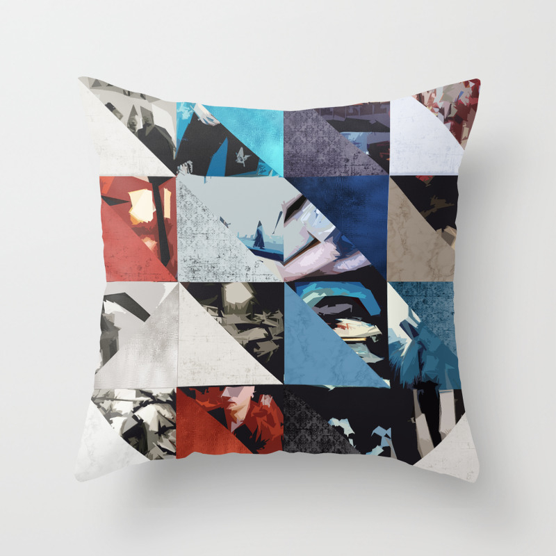 U2 S Achtung Baby Triangles Throw Pillow By Clad63 Society6