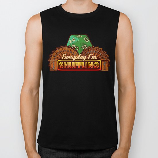 Everyday I'm Shuffling | Magic The Gathering Biker Tank
