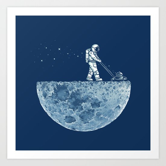 Mown Art Print