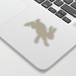 Running Bunny Sticker
