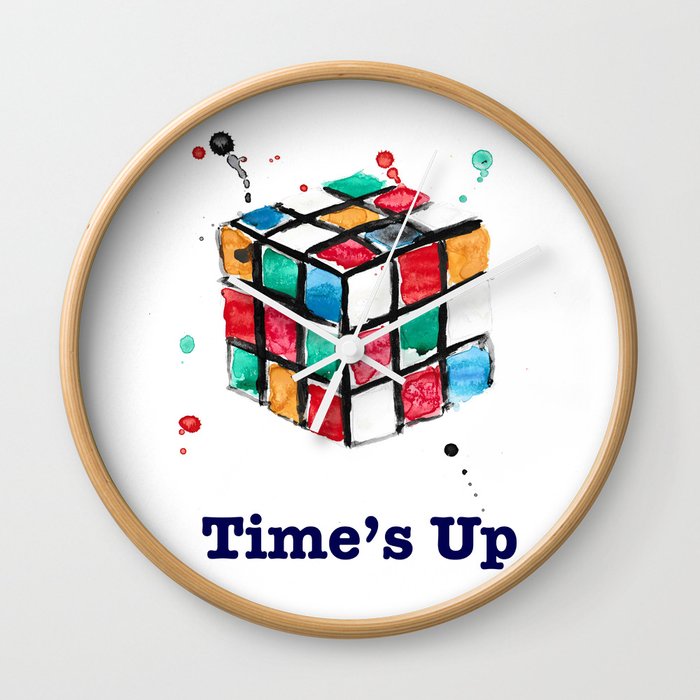 Rubik's Cube Wall Clock