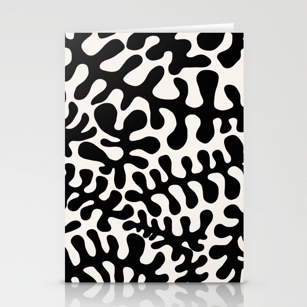 Henri Matisse cut outs seaweed plants pattern 3 Stationery Cards