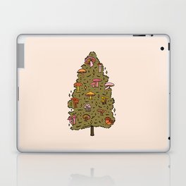 Mushroom Christmas Tree Laptop Skin