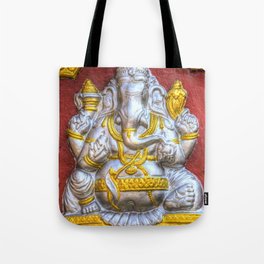 Indian Temple Elephant Tote Bag