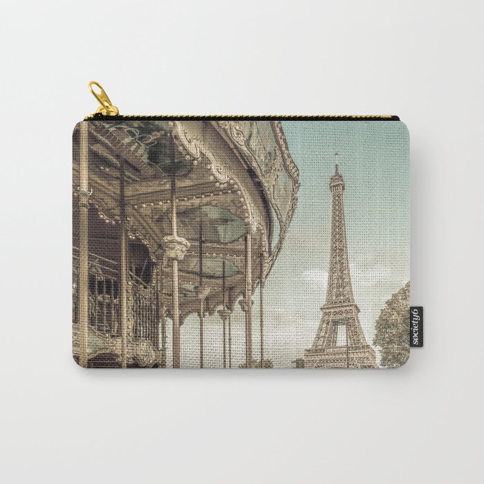 Typical Paris | urban vintage style Carry-All Pouch