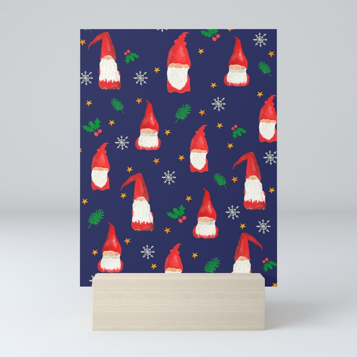 Christmas Gnomes- Hope for Lizzy Fundraiser Mini Art Print