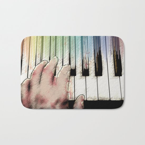 From keyboard to keyboard Bath Mat