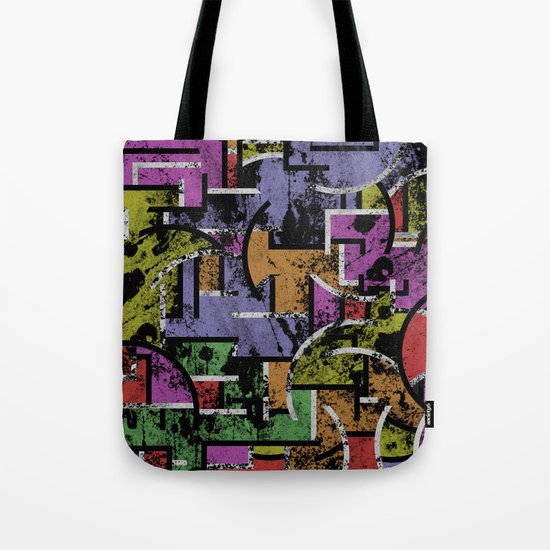 Textured Segregation Tote Bag