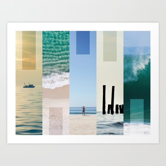 Sea And Sun Art Print