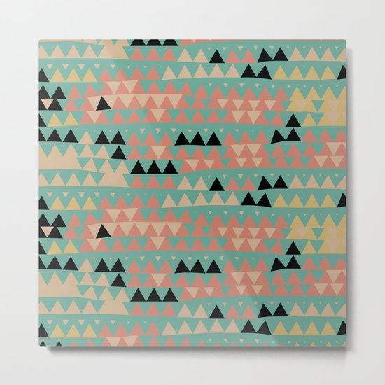 triangles Metal Print