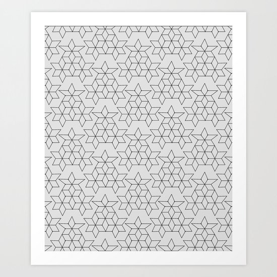 PATTERN T 5 Art Print