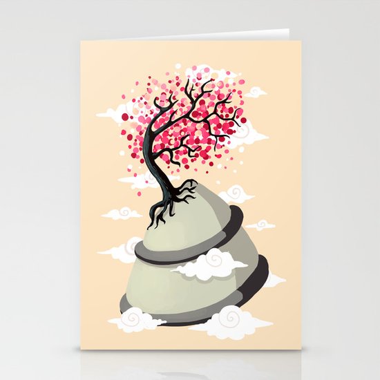 Cherry Blossom Stationery Cards