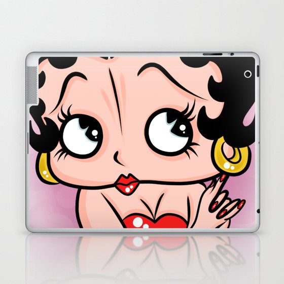 Betty Boop OG by Art In The Garage Laptop & iPad Skin